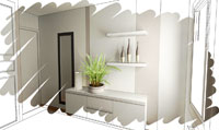 design d'intérieur - perspectives 3d